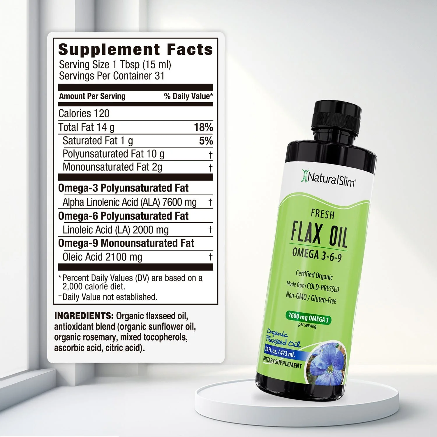 Flax Oil | Aceite de Lino con Omega 3-6-9 - Image 5