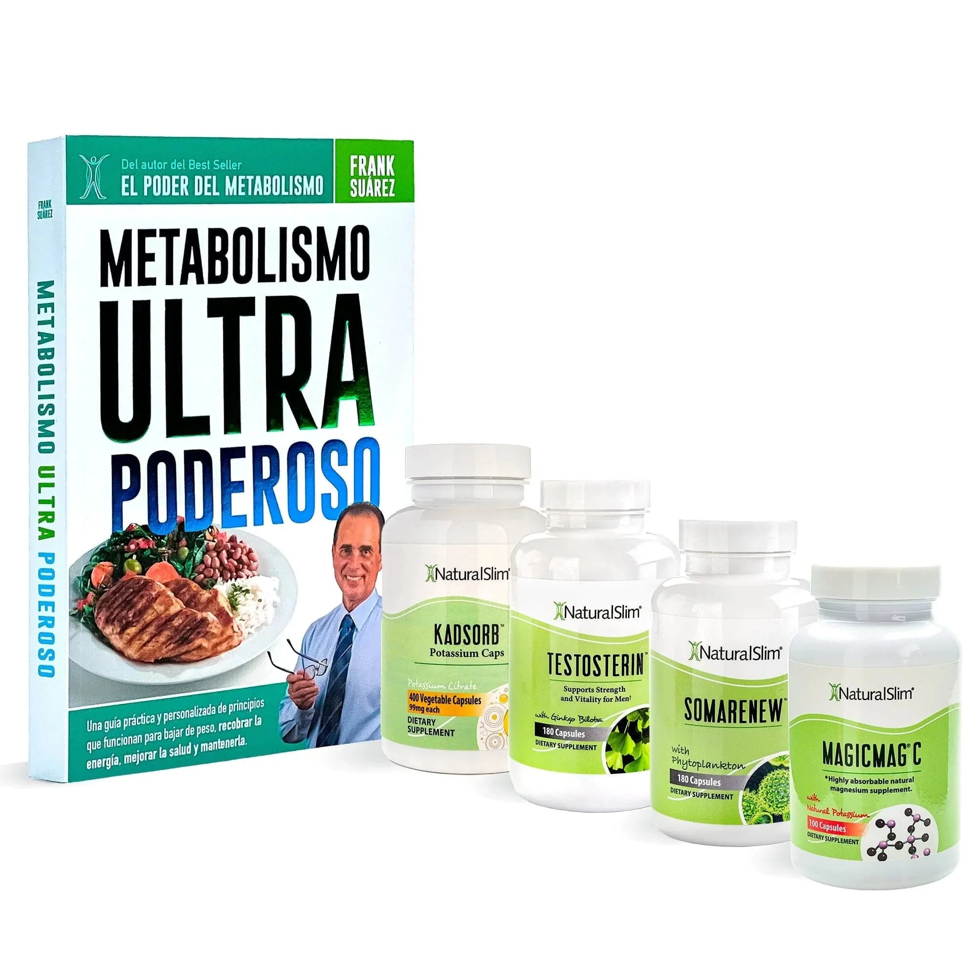 Kit de Ayuda Masculina | Envío GRATIS - Testosterin, Somarenew, MagicMag C, Kadsorb y Libro de Frank Suárez - Image 3
